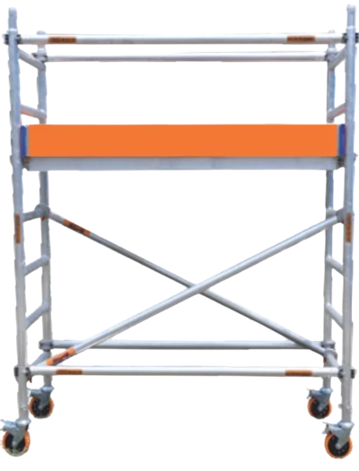 Narrow Scaffolding Stairway